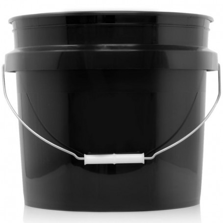 Wascheimer mit Metallbügel 3,5 Gallonen 12 Liter schwarz
